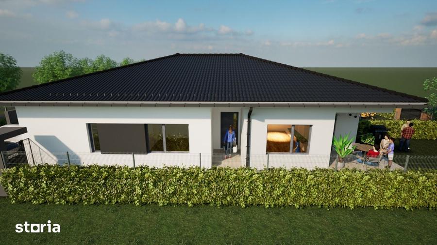 Casă cu 3 camere cu Teren 300 Mp în Bucovăț