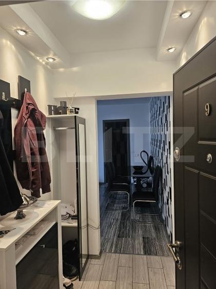 Apartament cu 2 camere semidecomandat, mobilat în Apahida