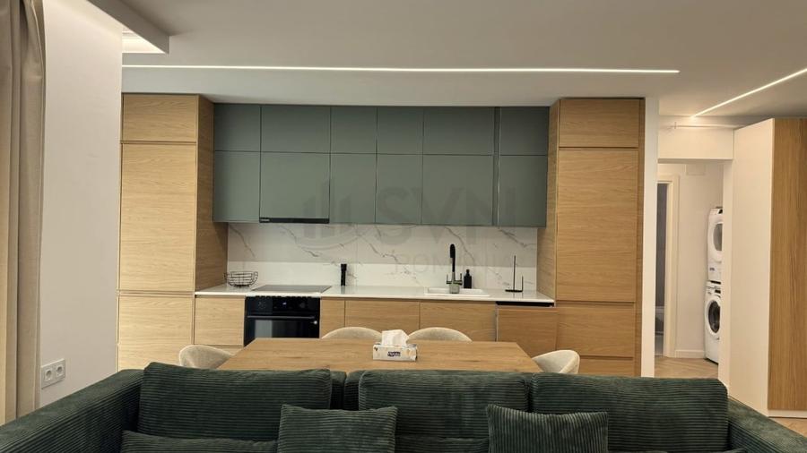 Apartament cu 2 camere semidecomandat, mobilat în Pipera