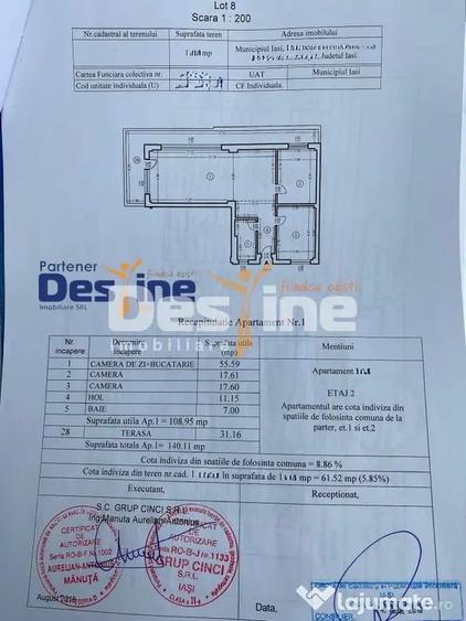 Apartament cu 3 camere decomandat în Bucium