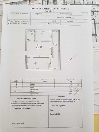 Apartament cu 2 camere decomandat în Nord