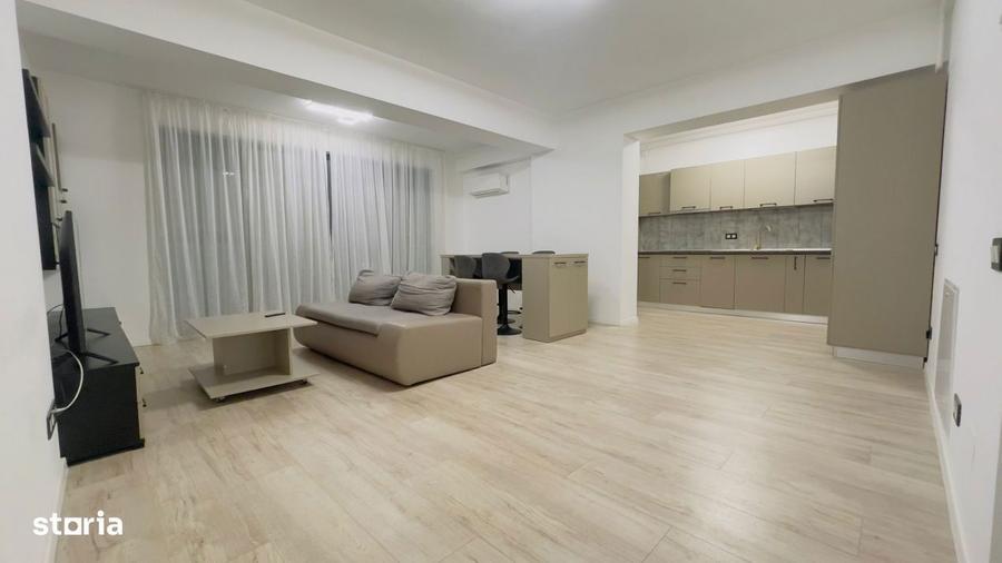 Apartament cu 2 camere semidecomandat, mobilat în Străulești