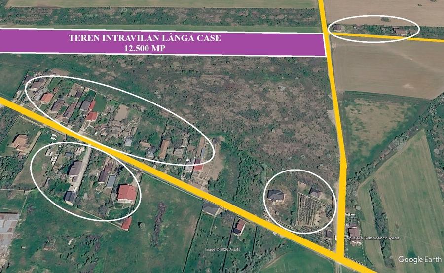 Teren Construcții intravilan de 12500 mp, în Periș