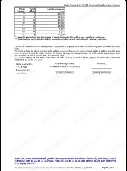 Teren de Vanzare in Saradis Com. Feleacu - 5