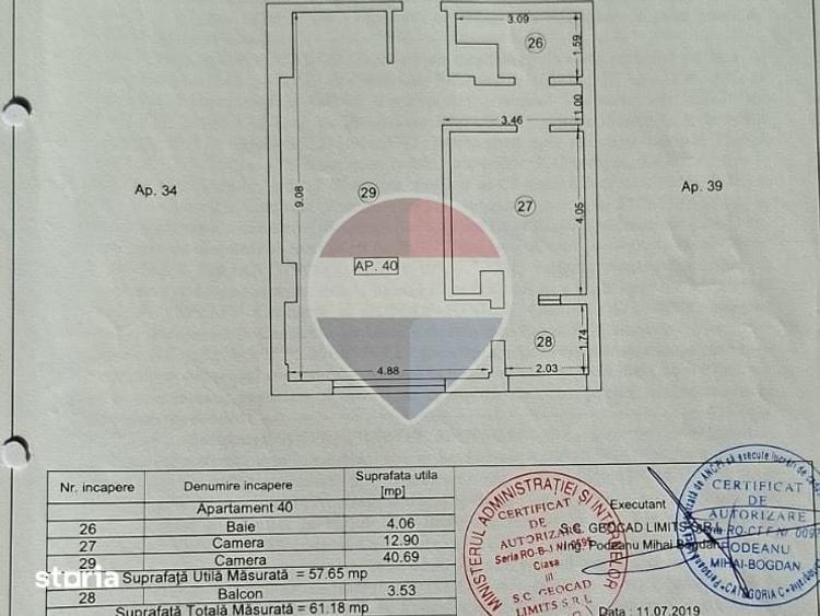 Apartament cu 2 camere în Halta Traian