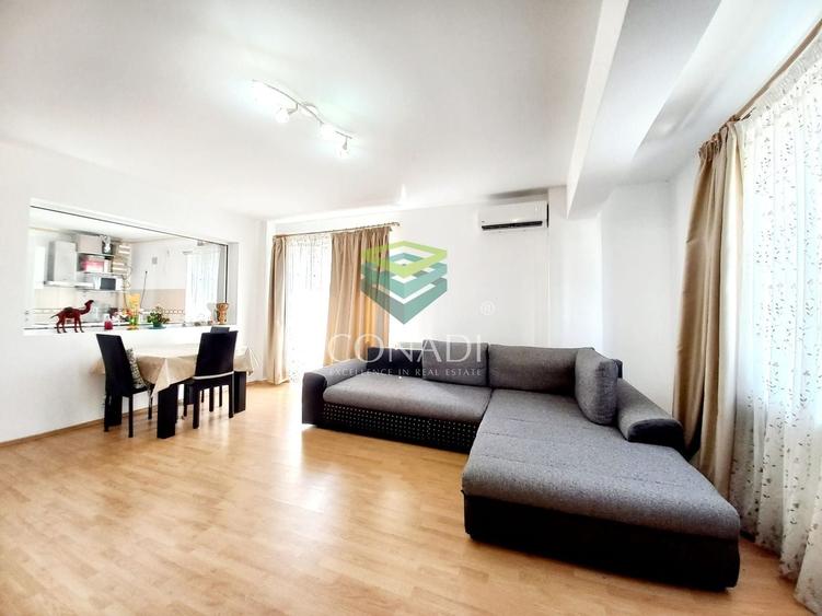 Apartament cu 3 camere decomandat, mobilat în Băneasa