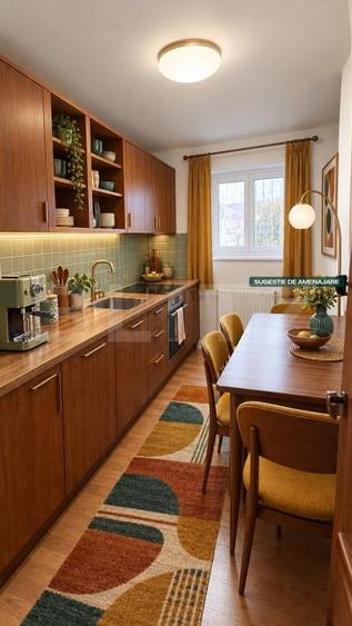 Apartament cu 2 camere semidecomandat, mobilat în Astra