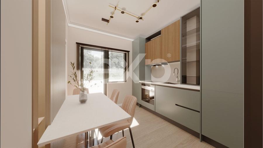 Apartament cu 2 camere decomandat în Trivale