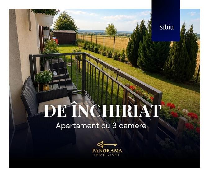Apartament cu 3 camere decomandat, mobilat în Aeroport