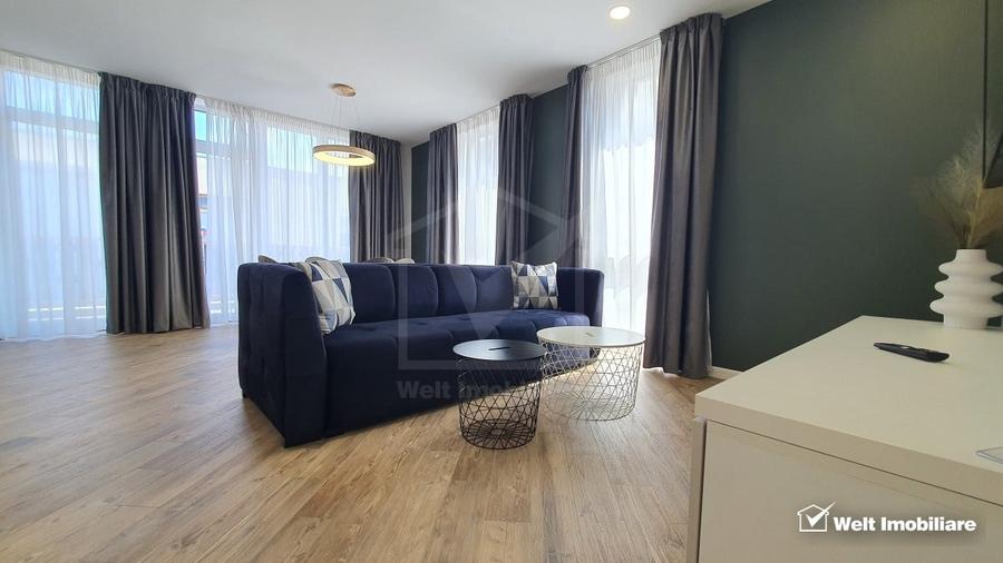 Apartament cu 2 camere semidecomandat, mobilat în Central
