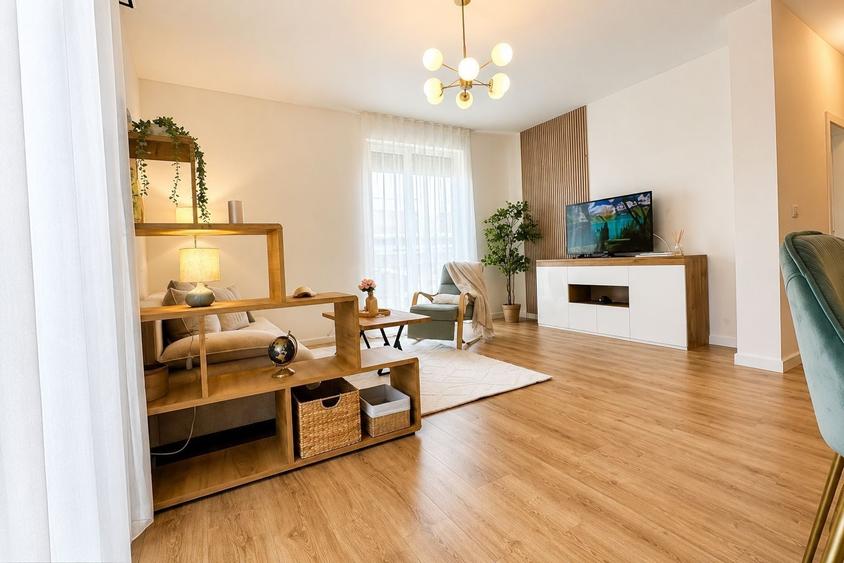 Apartament cu 2 camere decomandat, mobilat în Moșnița Nouă