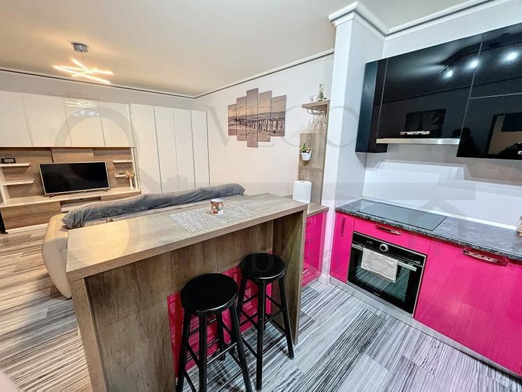 Apartament cu 2 camere semidecomandat, mobilat în Central