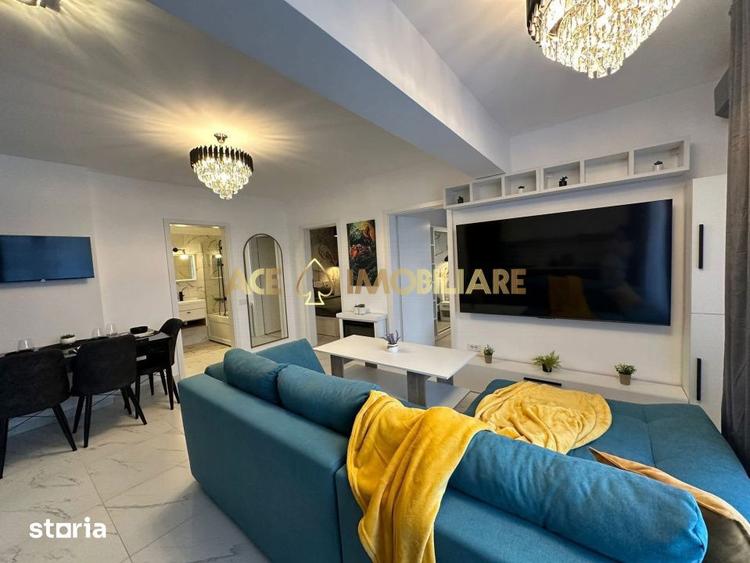 Apartament cu 3 camere, mobilat în Central