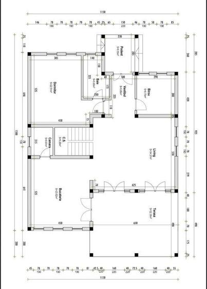 Casa noua, P+1 260 mp utili | finisata la cheie | teren cu curte a - 1