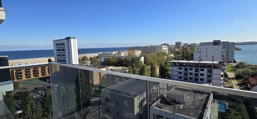 2 camere lux,zona hotel Rex Mamaia,etaj 8 din 10,vedere frontala la lac si mare - 10