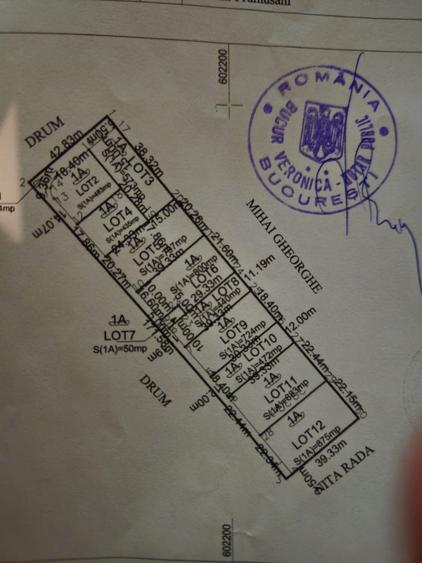 Teren Construcții intravilan de 995 mp, în Postăvari