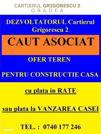 Caut Asociat ofer teren pt constructie casa plata in Rate sau Vanzare - 4