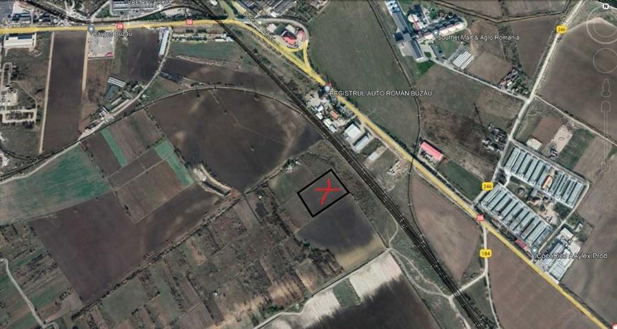 Teren de 8500 mp, în Industrială