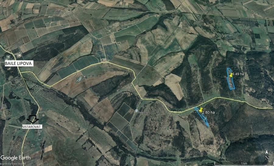 Teren de 92900 mp, în Central