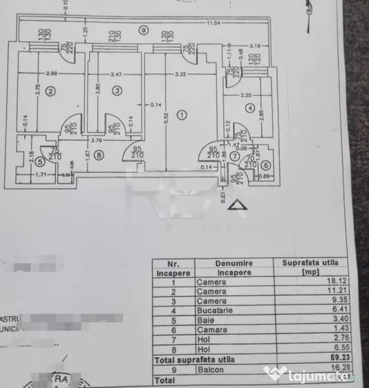3 camere, et 1/10, 76mp, anvelopat-Gorjului/Veteranilor - 1