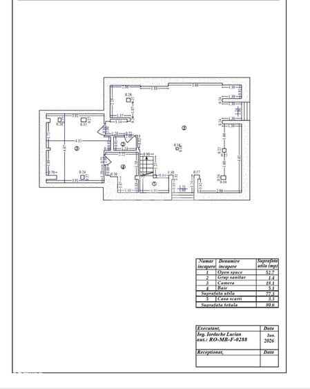 Apartament cu 5 camere în Tei