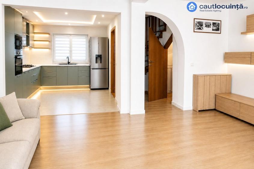 Casă individuală cu 4 camere cu Teren 300 Mp în Pipera