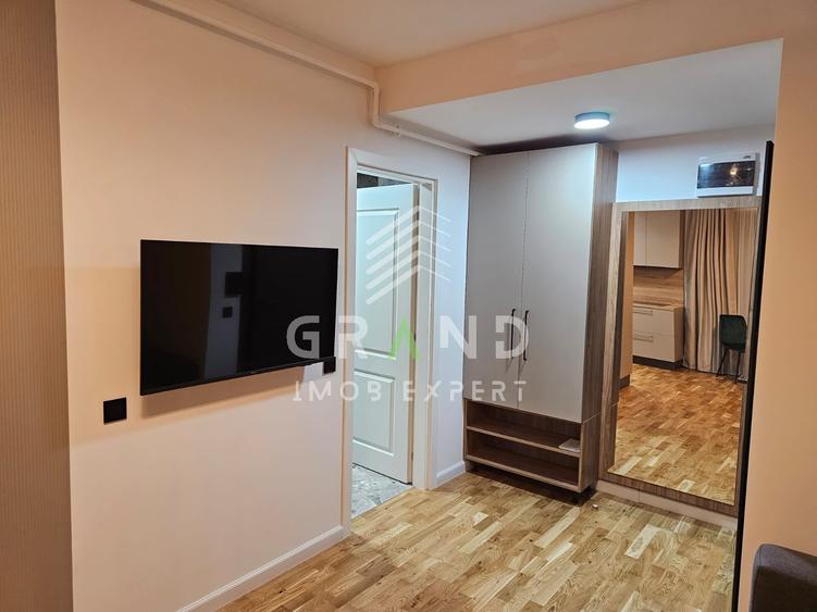 Apartament cu 2 camere semidecomandat, mobilat în Grigorescu