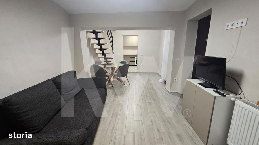 Apartament cu 3 camere, mobilat în Central