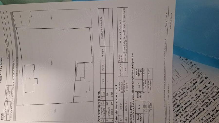Casă cu 3 camere cu Teren 1700 Mp în Nuntași