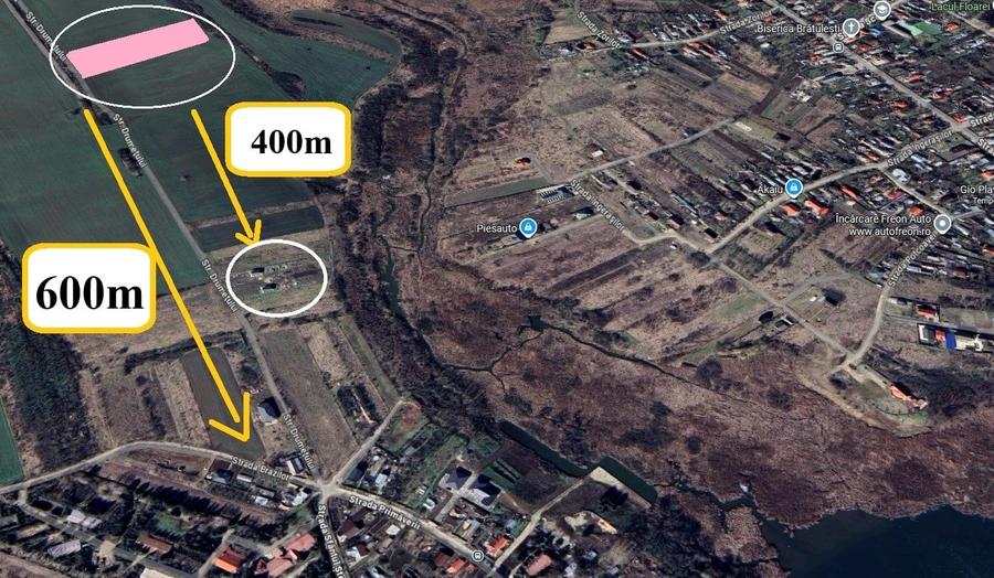 Teren Construcții intravilan de 4514 mp, în Periș