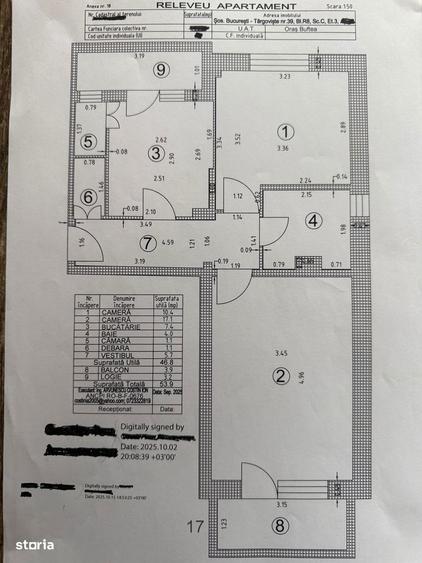 Ap 2 camere, decomandat, Centru, 2 balcoane - 17