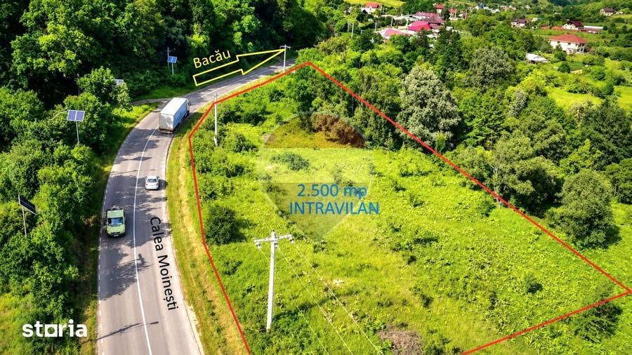 Teren de 2500 mp, în Mărgineni
