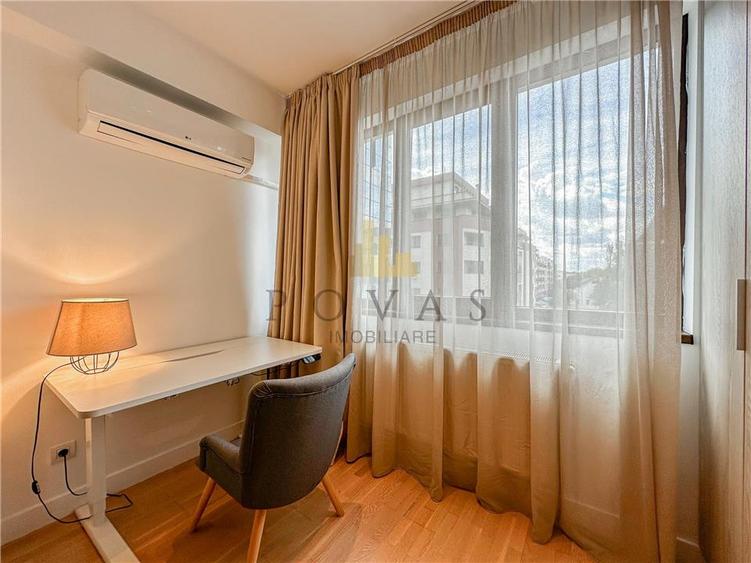 Apartament cu 3 camere semidecomandat, mobilat în Herăstrău