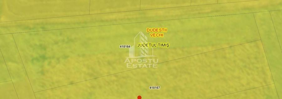 Teren agricol intravilan de 2572 mp, în Dudeștii Vechi