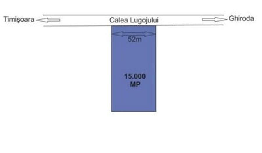 Teren Construcții intravilan de 15000 mp, în Lugojului