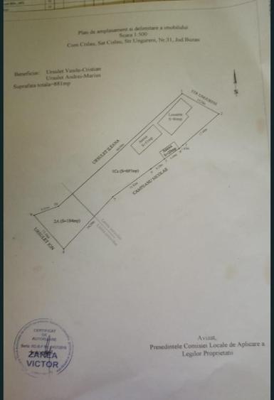 Casă individuală cu 3 camere cu Teren 4900 Mp în Cislău