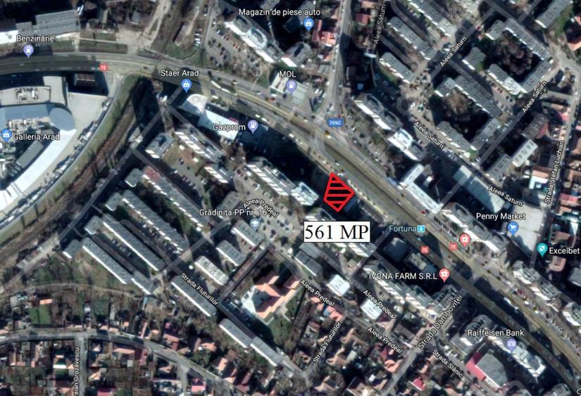 Teren de 561 mp, în Aurel Vlaicu