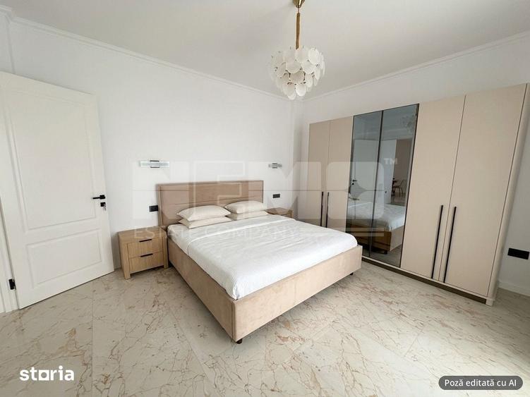 Apartament cu 3 camere semidecomandat în Central