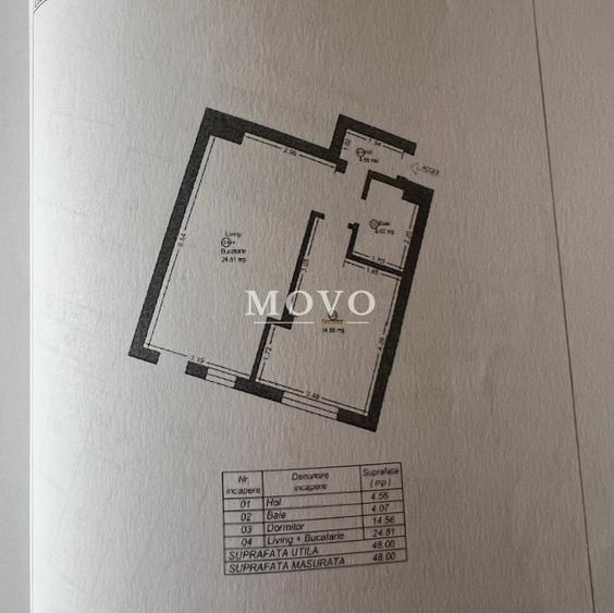 Apartament cu 2 camere decomandat, mobilat în Fratelia