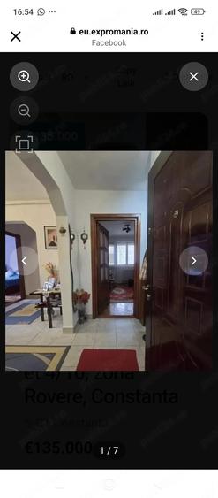 Apartament cu 3 camere decomandat în Tomis Nord