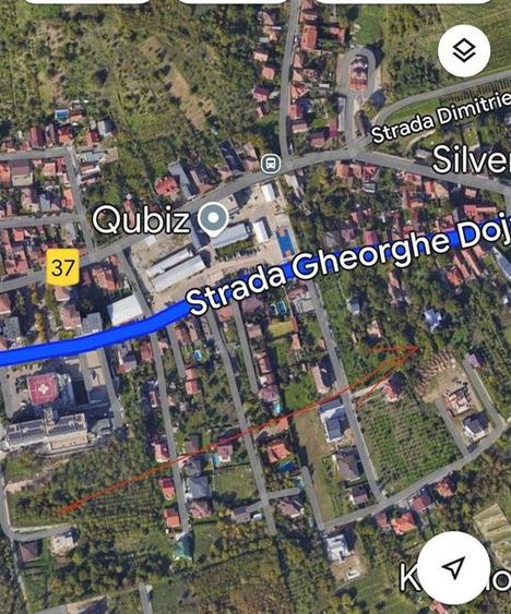 Teren Construcții intravilan de 866 mp, în Spitalul Județean