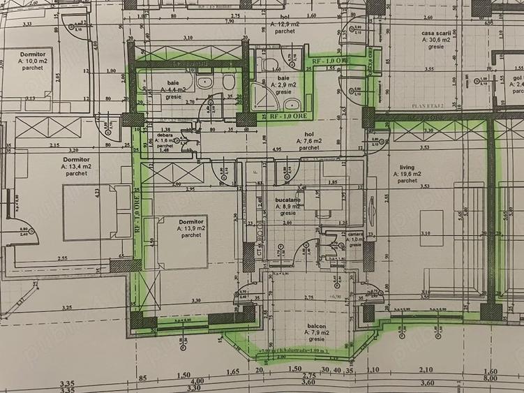 Apartament cu 2 camere decomandat, mobilat în Central