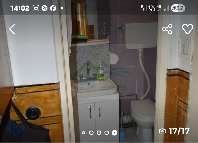 Apartament cu 2 camere decomandat în Central