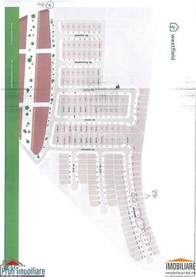 2 parcele de 400mp in Westfild pt.case noi