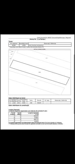 Teren de 4829 mp, în Exterior Vest