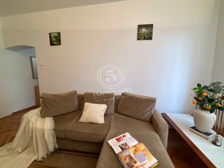 Apartament cu 2 camere semidecomandat, mobilat în Floreasca