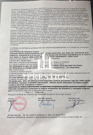 Teren Construcții intravilan de 960 mp, în Exterior Est