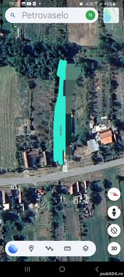 Teren de 1500 mp, în Petrovaselo