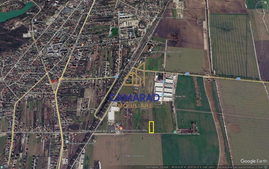 Teren Construcții intravilan de 3870 mp, în Buftea