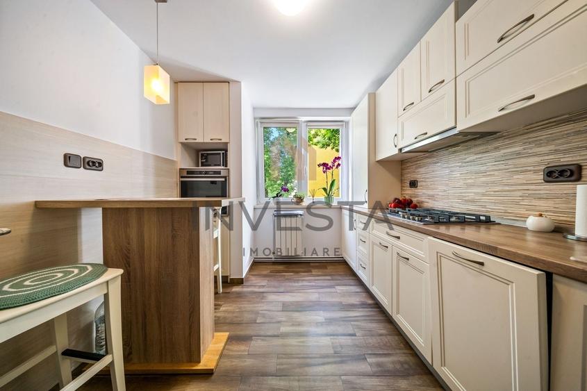 Apartament 3 camere, renovat, balcon 11 mp, etaj 1, strada Unirii! - 6